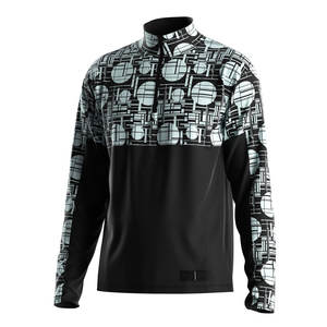 Servicio OEM, ropa de calle de invierno personalizada, chaqueta con cuello levantado y cremallera de sublimación de alta calidad para hombre bordada personalizada - Product Image 1