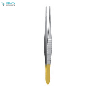 Pinzas TC Gillies 15,5 cm 1x2 dientes-instrumentos cardiovasculares y tónicos - Product Image 1