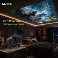 Projecteur intelligent MUZEE 1080P Full HD Allwinner H713 WiFi 6 avec mise au point motorisée – Prix de gros usine OEM/ODM
