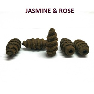 Jasmine & Rose Fragrance Screw <b>Backflow</b> <b>Incense</b> <b>Cones</b> Supply in Bulk at Wholesale Price - Product Image 1