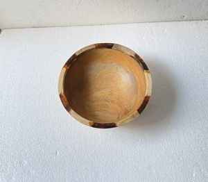 Tazón de Madera Impreso de la Mejor Calidad, Nuevo Diseño de Vajilla, Tazón de Madera para Servir Masa, para Uso en el Hogar, Hoteles y Restaurantes - Product Image 1