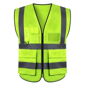 Chaleco de Seguridad Reflectante Antiestático Multicolor de Alta Visibilidad con Protección de Nivel D para Trabajo Nocturno, Corte Holgado - Product Image 5