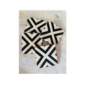 Premium Bone Inlay Coasters <b>Table</b> Protectors For Hot And Cold Drinks And Daily Use Budget Friendly By WORLD CRAFT IMPEX - Product Image 1