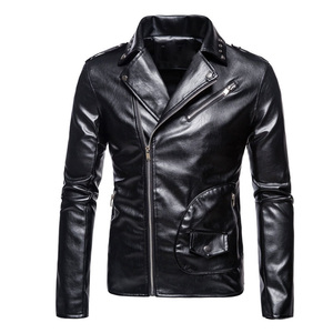 Veste en cuir pour hommes Veste en cuir imperméable et respirante de qualité supérieure à bas prix Veste pour hommes de grande taille Service OEM - Product Image 1