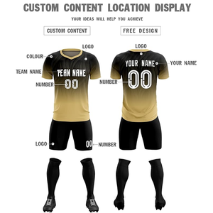 Juegos de ropa de fútbol elásticos ligeros personalizables Etiqueta privada personalizada Logotipo personalizado Diseña tus propios uniformes únicos - Product Image 3