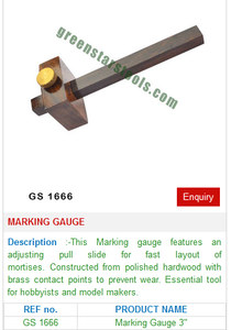 Medidor de marcado GS 1666 Herramientas de joyería para joyería - Product Image 2