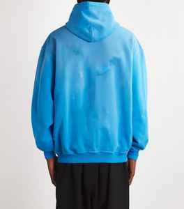 Sudadera con capucha de color sólido unisex con capucha de botón a presión Sudadera de manga larga de lana suave para hombres y mujeres - Product Image 4