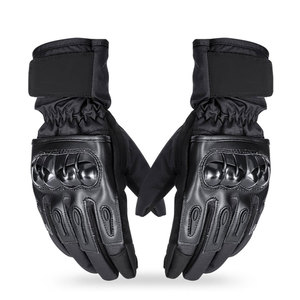 Guantes de moto de dedo completo de cuero genuino con logotipo personalizado, guantes de moto recién llegados de tendencia superior - Product Image 1