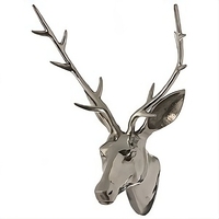 Tête de taureau décoration murale Figurine Multi Occasion répondre à n'importe quelle condition matériau de haute qualité finition longue durée nickelage