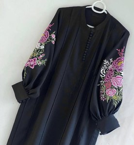 HERMOSO TRABAJO BORDADO FANTASÍA KURTI-FONDO CON FANCY DUPATTA - Product Image 4