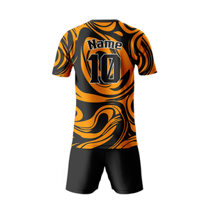 ชุดเสื้อฟุตบอลผ้าโพลีเอสเตอร์ชุดเสื้อเจอร์ซี่สำหรับปีใหม่2023ออกแบบตามสั่ง - Product Image 2