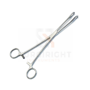 Collin Fórceps de vendaje quirúrgico Esponja de acero inoxidable Fórceps de sujeción Manual Instrumentos de Cirugía General SurgiRight - Product Image 1