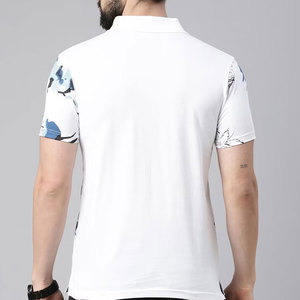 Offre Spéciale Hommes pour polos Logo personnalisé Vêtements décontractés Dernière conception avec tissu tricoté à motif solide - Product Image 3