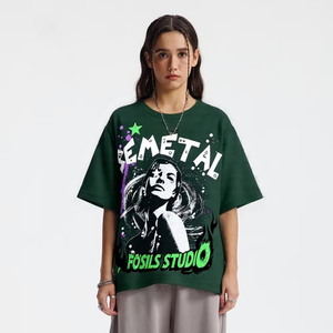 High Quality Acid <b>Wash</b> Craft Custom Cotton Men's T-Shirts for Summer Travel & Casual Wear - Product Image 1