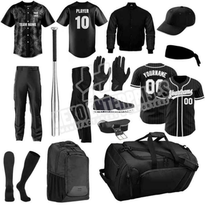 Kit de uniforme de béisbol de talla grande Hecho de poliéster Paquete completo Ropa deportiva Club Entrenamiento Conjuntos de uniformes de softbol para equipo de adultos - Product Image 2