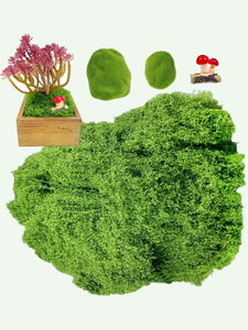 Envío Rápido desde Almacén en EE. UU., Flores de Musgo Artificial, 30g (1.05oz) /150g (5.3oz), Ecológicas, Ligeras, de Plástico - Product Image 5