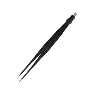 Pinzas de Coagulación Bipolares Reutilizables de Acero Inoxidable Negro, Pinzas Quirúrgicas Bipolares de Bayoneta para Neurocirugía y Microcirugía - Product Image 4