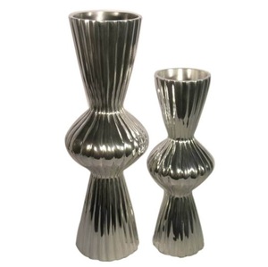 Jarrón de Metal de hierro de aluminio de calidad superior moderno, soporte de flores de mesa de diseño de lujo para decoración del hogar, centro de mesa para sala de estar - Product Image 1