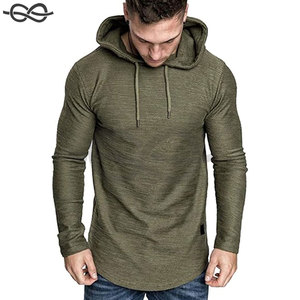 Sudaderas con capucha atléticas de moda para hombre, sudadera deportiva, jersey de lana de Color sólido, ropa deportiva básica versátil con estilo cómodo - Product Image 1