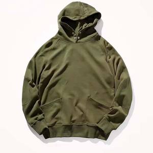 Sweat-shirts à capuche pour hommes, style streetwear d'hiver, épais, à double capuche, manches longues, vintage, coupe classique, broderie en polaire - Product Image 1