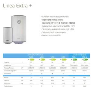 Chauffe-eau électrique vertical en acier émaillé Baxi 30 Litres Extra+ V230 - Product Image 2