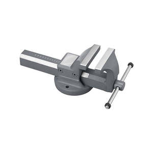 Tornillo de Banco Industrial de Hierro Fundido y Acero Forjado con Base Giratoria - Product Image 1
