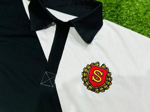 ชุดเสื้อรักบี้ลีกสำหรับผู้ใหญ่แบบยูนิเซ็กซ์ ผ้าสแปนเด็กซ์/โพลีเอสเตอร์ 160 กรัม ระบายอากาศได้ดี ป้องกันแบคทีเรีย แห้งเร็ว พิมพ์ลายโลโก้ตามสั่งอย่างดีเยี่ยม - Product Image 5