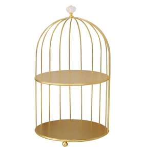 Soporte de Metal de 2 Niveles para Pastel de Bodas, Soporte Metálico Dorado de Lujo para Pasteles de Boda, Soporte de Alta Calidad. - Product Image 5
