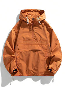 Functional Winter Outdoor Windbreaker <b>Jacket</b> Quilted New Design Waterproof Breathable <b>Canvas</b> Stand Collar Front Logo High - Product Image 6