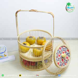 PRODUIT CHAUD Ajoutez une touche de nature à votre maison avec un panier en bambou multi-usages de haute qualité - Product Image 6