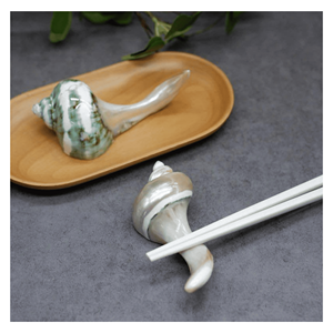 Repose-baguettes en coquillage véritable, repose-ustensiles en coquillage pour baguettes, cuillères et couteaux pour les bars à sushi, artisanat vietnamien - Product Image 1