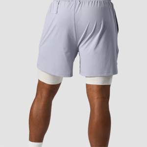 Pantalones cortos de entrenamiento para hombre con bolsillo seguro para teléfono-Diseño 2 en 1 para una funcionalidad y comodidad óptimas - Product Image 2