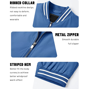 2025 chaqueta Bomber de algodón personalizada con letras para hombre, ropa de calle de talla grande de lona de retazos bordada de alta calidad para invierno - Product Image 4