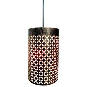 Lámpara colgante marroquí hecha a mano de latón con forma de lágrima para decoración bohemia del hogar a un precio razonable - Product Image 4