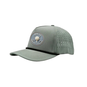 Garment Export Factory Golf <b>Hat</b> Custom Brand Silicone Logo 5 Panel Structured Laser Perforated Rope Caps Injae Vina Golf Vietnam - Product Image 4