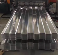 Günstiges Zink-Aluminium PPGI GI Verzinktes Metall-Dachblech Farbiges Wellblech zum Verkauf