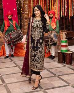 ชุดเดรสใส่เล่นปากีสถานสำหรับผู้หญิงอินเดียเดรสสนามหญ้า2024 Salwar Kameez มาใหม่ล่าสุด2022 - Product Image 2