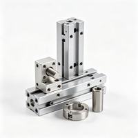 Composants mécaniques de précision usinés sur mesure par CNC, en acier inoxydable, alliage d'aluminium, engrenages, arbres, blocs à bride