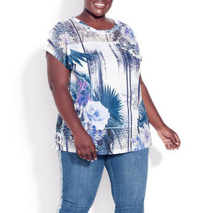 Vente en gros bon marché T-shirt à sublimation pour femmes T-shirt à sublimation directe de fournisseur d'usine T-shirt à vêtements décontractés pour femmes - Product Image 3