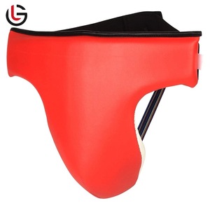 Protector Abdominal para hombres, protector de ingle para kick boxing, protector de ingle para boxeo, protectores de cuero genuino ajustables - Product Image 3