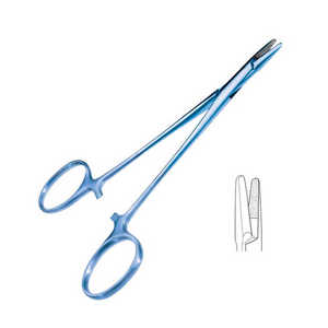 Porte-aiguille à verrouillage le plus vendu, 18 cm, qualité allemande, forceps chirurgical droit, instruments de suture - Product Image 1