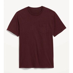 Camiseta personalizada de 180g para hombre, Camiseta lisa de manga corta para hombre, camiseta desgastada de 100% algodón al por mayor - Product Image 4