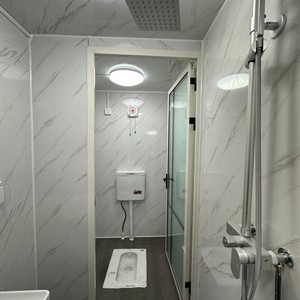 Bagno Prefabbricato Modulare Portatile da 20 Piedi <span class=keywords><strong>con</strong></span> 5 WC, Lavabi e Docce per Cantieri Edili - Product Image 4
