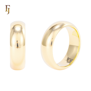 Anneaux de mariage brillants de 6 mm FJ Fallon Fashion Jewelry plaqués or rose sur base en laiton Ultra <span class=keywords><strong>Pro</strong></span> - Product Image 4
