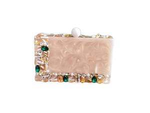 Bolso de mano de resina de lujo a precio directo de fábrica Bolso de mano de resina único para ropa de fiesta de noche de CRAFT ZONE EXPORT - Product Image 2