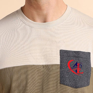 Cómodas Camisetas hechas a medida para hombre 100% algodón cuello redondo transpirable nuevo estilo en Stock - Product Image 5