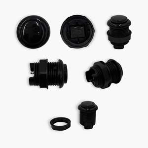 Ensemble de boutons poussoirs pour jeux d'arcade Baolian, 10 boutons en aluminium et plastique, niveau IP65, 3A max. Courant 5V 220V - Livraison Gratuite - Product Image 3