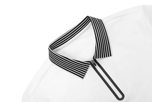 Camiseta de Golf Casual para Hombre con Logotipo Personalizado, Impresión Serigráfica, Tejido de Punto, Secado Rápido, Transpirable y Suave, Tallas Grandes - Product Image 4