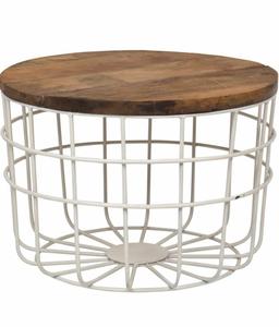 Table de salon en bois, Table d'appoint de café en métal et Table d'appoint de café en bois, nous pouvons personnaliser. - Product Image 4