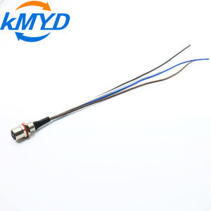 M8 ronde vrouwelijke connector met 17 cm kabel, paneelmontage, 4-pins, A-code aansluiting voor servomotor, bedieningspaneel en LED-verlichting - Product Image 6